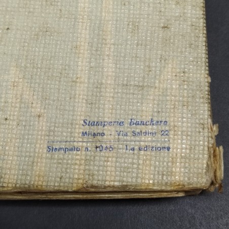 Catalogo parti di ricambio autocarri OM Tigre, prima edizione 1959. Macchie