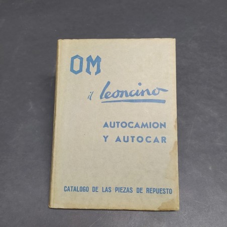 Catalogo parti di ricambio autocamion/autocarri OM in spagnolo 1954. Aloni