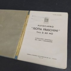 Istruzioni per l'uso degli autocarri IF tipo D.80 MO, 1938. Scollato in parte 2