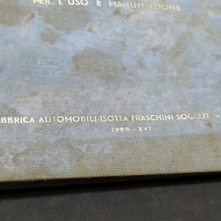 Istruzioni per l'uso degli autocarri IF tipo D.80 MO, 1938. Scollato in parte