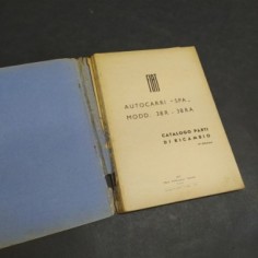 Catalogo parti di ricambio autocarri Fiat SPA mod. 38R, 38RA, 1940. Scollato 2