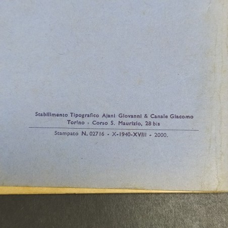 Catalogo parti di ricambio autocarri Fiat SPA mod. 38R, 38RA, 1940. Scollato