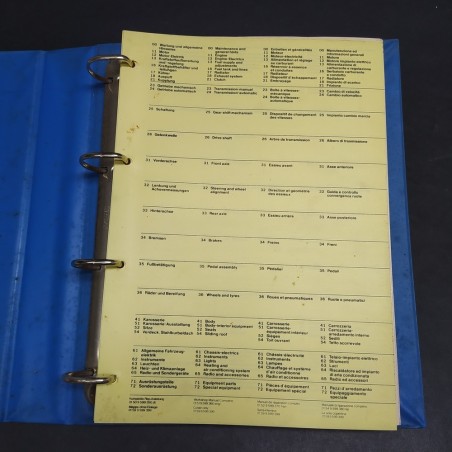 Manuale delle riparazioni auto BMW 2500-3.0 Csi in raccoglitore ad anelli