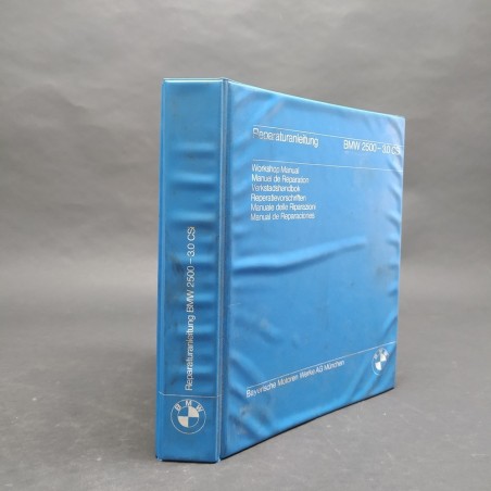 Manuale delle riparazioni auto BMW 2500-3.0 Csi in raccoglitore ad anelli