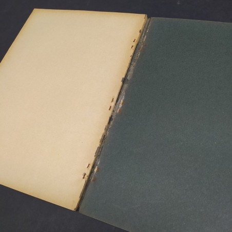Catalogo parti di ricambio SPA chassis 25 AU/RE, 1935. Rilegatura con strappi