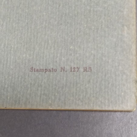 Catalogo parti di ricambio SPA chassis 25 AU/RE, 1935. Rilegatura con strappi