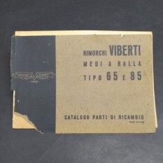 Catalogo parti di ricambio rimorchi Viberti tipo 65 e 85, 1° ed 1948. Strappi