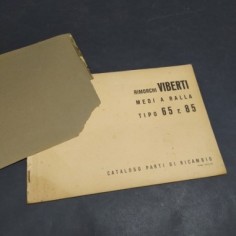 Catalogo parti di ricambio rimorchi Viberti tipo 65 e 85, 1° ed 1948. Strappi 2