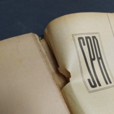 Catalogo di ricambi per autocarro SPA mod. A.10000, 1947. Rilegatura con strappi 2