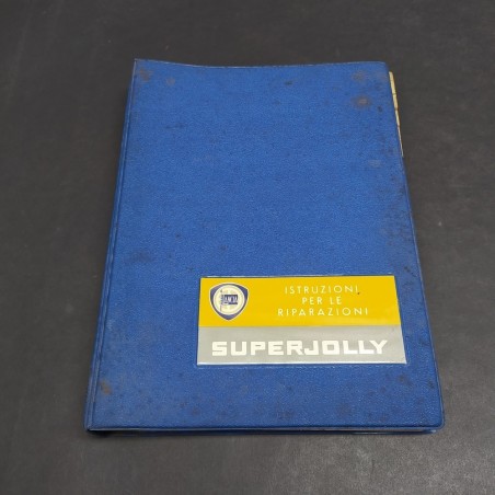 Raccoglitore Istruzioni per riparazioni veicoli Lancia Superjolly, 1967. Polvere