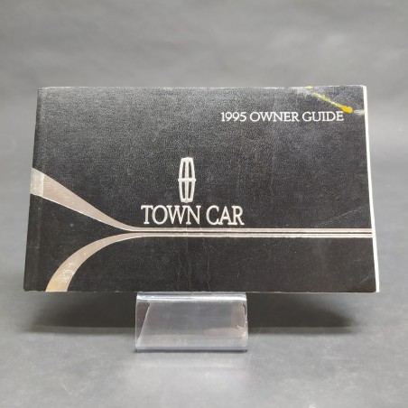 Libretto utente 1995 Owner guide in inglese vetture Town Car. Pieghe e macchie