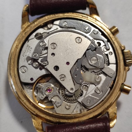 Orologio cronografo meccanico carica manuale Lorenz con fasi lunari e datario