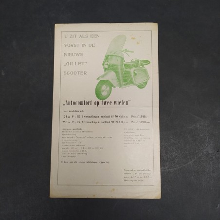 Catalogo di motociclette Motim, varie marche e modelli in olandese. Fioritura