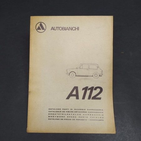 Catalogo parti di ricambio per carrozzeria auto Autobianchi A112, 1969. Grigio