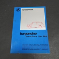 Catalogo parti di ricambio carrozzeria furgoncino Bianchina 264, 1968. Mediocre