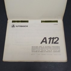 Raccoglitore Catalogo ricambi per carrozzeria Autobianchi A112, 1970. Macchie 2