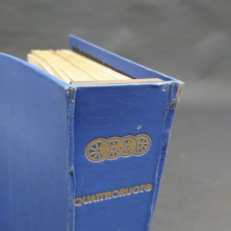 Raccolta dell'annata 1956 della rivista Quattro ruote, 11 numeri. Spellature