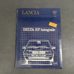 Cartellina stampa delle vetture Lancia Delta HF integrale, 1987. Graffi