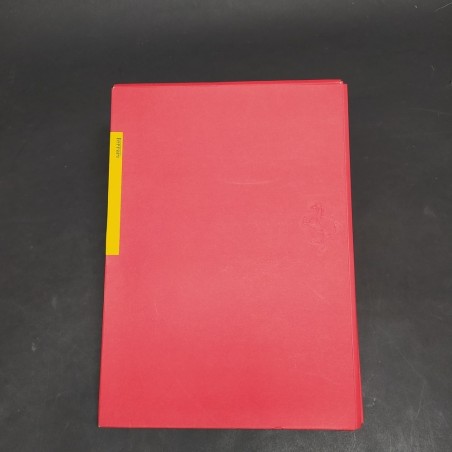 Cartellina stampa - Press Release auto Ferrari, vari modelli 1994. Sbucciature