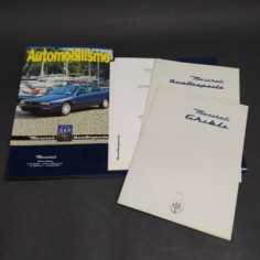 Cartellina stampa - Press Release auto Maserati Ghibli e Quattroporte. Inglese 2