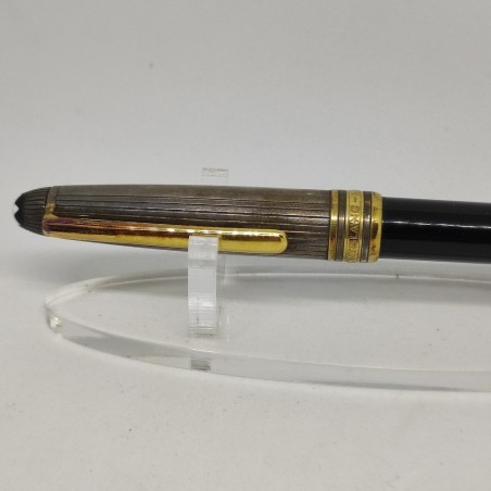 Portamina Montblanc Meisterstück Solitaire Doué Black/Silver 1651 finiture dorate