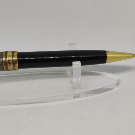 Portamina Montblanc Meisterstück Solitaire Doué Black/Silver 1651 finiture dorate