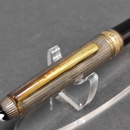 Portamina Montblanc Meisterstück Solitaire Doué Black/Silver 1651 finiture dorate