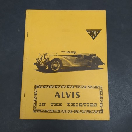 Libro Alvis in the thirties, raccolta di articoli tratti da riviste anni '30