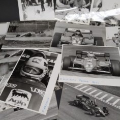 Lotto di 24 foto di auto Ferrari F1 e piloti vari Arnaux, Alboreto, Tambay, '80 2
