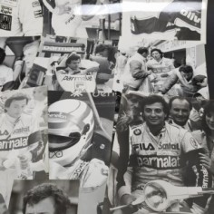 Lotto di 11 foto del pilota di F1 Patrese, anni '80. Condizioni discrete 2