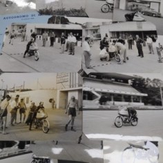 Lotto di 21 foto delle motociclette Demm e cartoncino Record Mondiali velocità 2