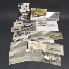 Lotto di 19 foto vetture di Formula 1 con annotazioni, vari formati, anni '50