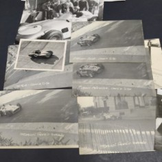 Lotto di 19 foto vetture di Formula 1 con annotazioni, vari formati, anni '50 2