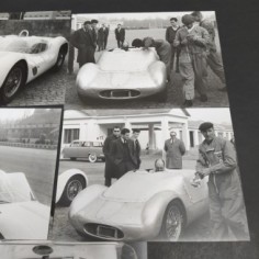 Lotto di 5 foto Maserati 24x18 cm, stampe moderne di foto antiche. Buone 2