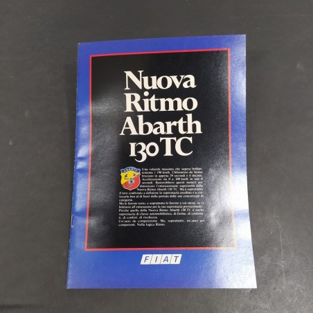 Catalogo delle vetture Fiat Ritmo Abarth 130 TC, 1983 ben conservato