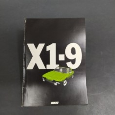 Catalogo delle vetture Fiat X 1-9. Condizioni discrete con spellature