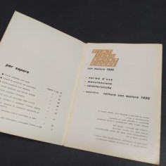 Libretto uso e manutenzione delle auto Fiat 124 Sport Coupè, 1970. Mediocre 2