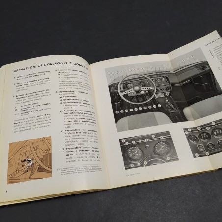 Libretto uso e manutenzione delle auto Fiat 124 Sport Coupè, 1970. Mediocre
