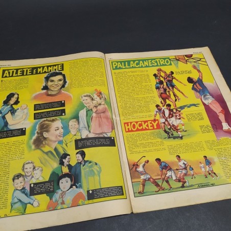 Supplemento alla rivista Il Vittorioso, speciale olimpiadi Helsinki 1952. Aloni