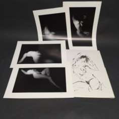 Cartellina foto e disegno di nudi del pittore-scultore, fotografo Chiapponi 2