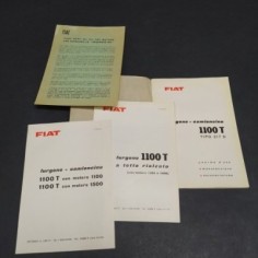 Libretto uso e manutenzione furgone Fiat 1100T, 217 D, 1966. Mediocre 2