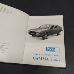 Libretto uso e manutenzione vetture Lancia Gamma Berlina, 1977. Discreto 2