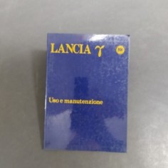 Libretto uso e manutenzione auto Lancia Gamma, 1980. Condizioni mediocri