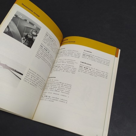 Libretto uso e manutenzione auto Lancia Gamma, 1980. Condizioni mediocri