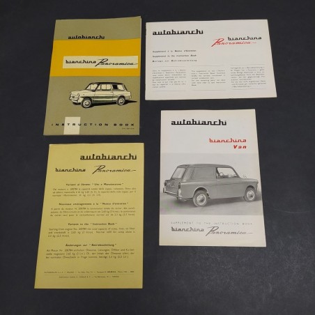 Libretti e supplementi Uso e manutenzione Autobianchi Panoramica in inglese