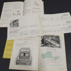 Libretti e supplementi Uso e manutenzione Autobianchi Panoramica in inglese 2