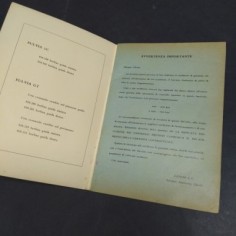 Libretto uso e manutenzione auto Lancia Fulvia Berlina 2C/GT, 1967. Mediocre 2
