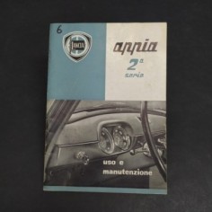 Libretto uso e manutenzione auto Lancia Appia 2° serie, 1957. Mediocre