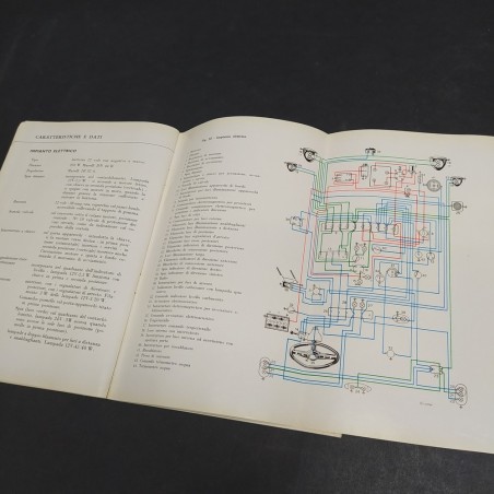 Libretto uso e manutenzione auto Lancia Appia 2° serie, 1957. Mediocre