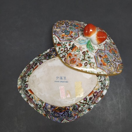 Ciotolina porta caramelle con coperchio made in Cina anni 70